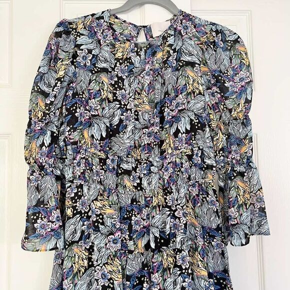 Cinq a Sept Paradise Floral June Minidress size 00 MSRP $345 - Picture 5 of 9